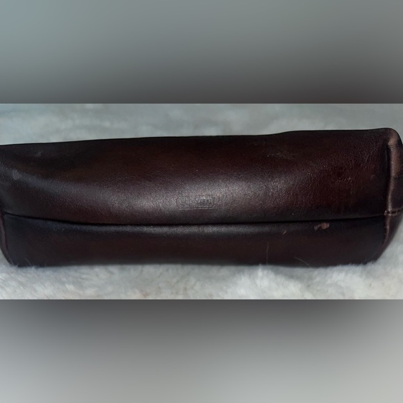 Vintage Coach #7167 Cosmetic Case BT SLG Small Leather Good Makeup Kit - Picture 3 of 11